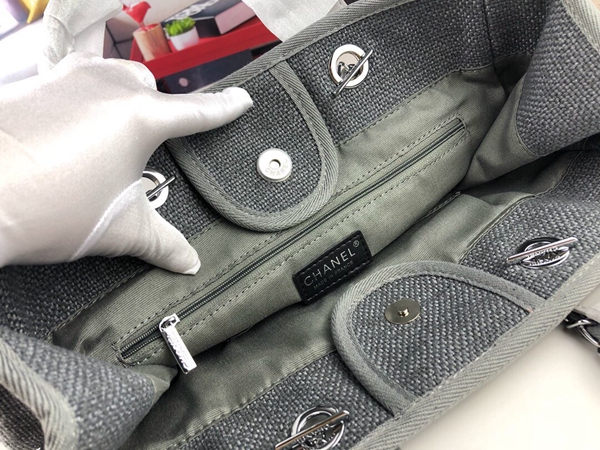 シャネルバッグ角部分ディテール